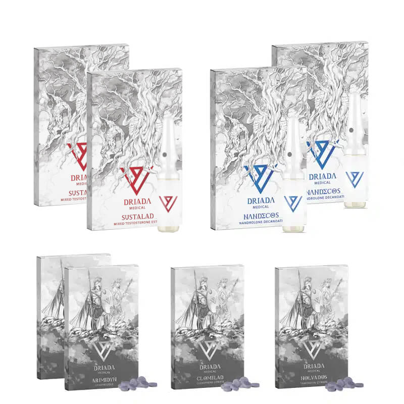 Pokročilý objemový balíček 8 týdnů Sustanon Deca Driada