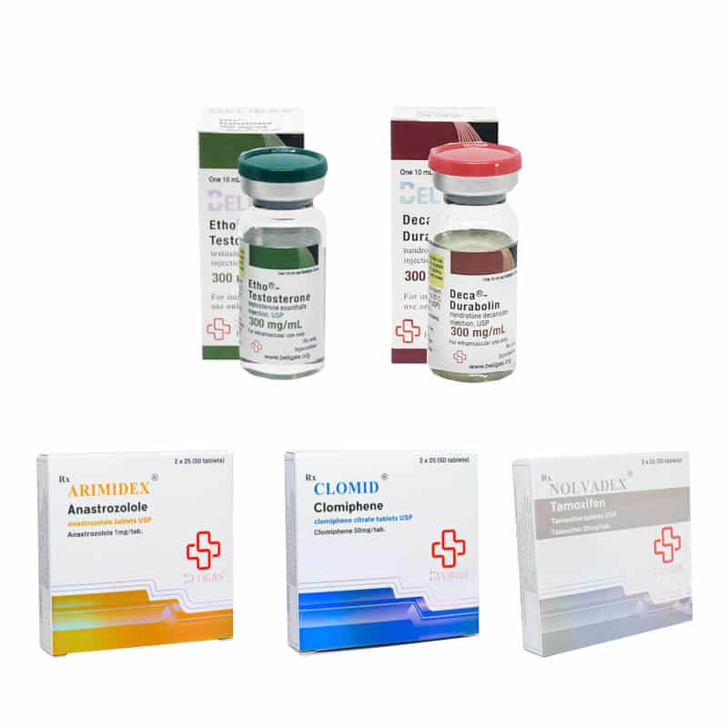 Balíček pro nabírání hmoty 8 týdnů Enanthate Deca Durabolin Beligas World