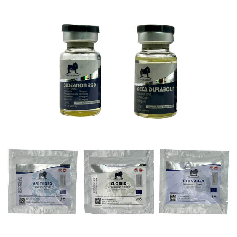 Balíček pro nárůst svalové hmoty BABOON PHARMA Classic Sustanon Deca
