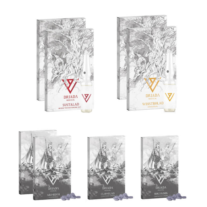 Balíček pro nárůst suché hmoty SUSTANON WINSTROL DRIADA