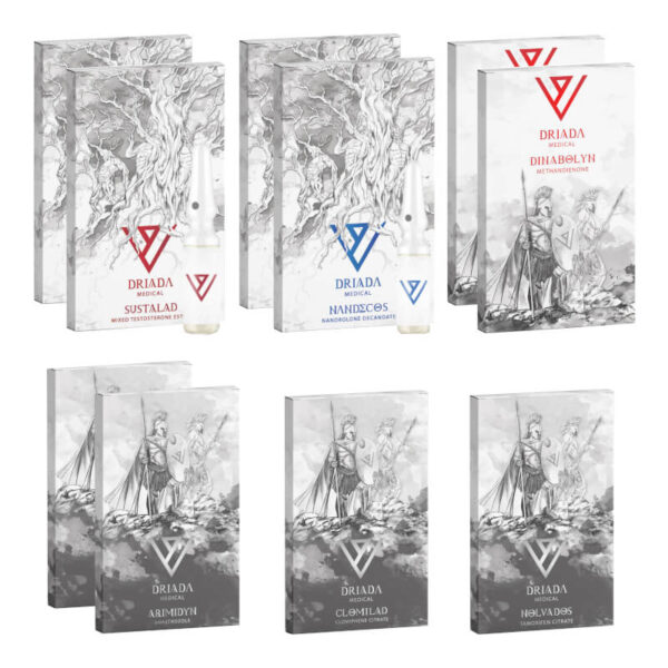 Pokročilý balíček pro nárůst hmoty DRIADA MEDICAL Sustanon Deca Dianabol 8 týdnů