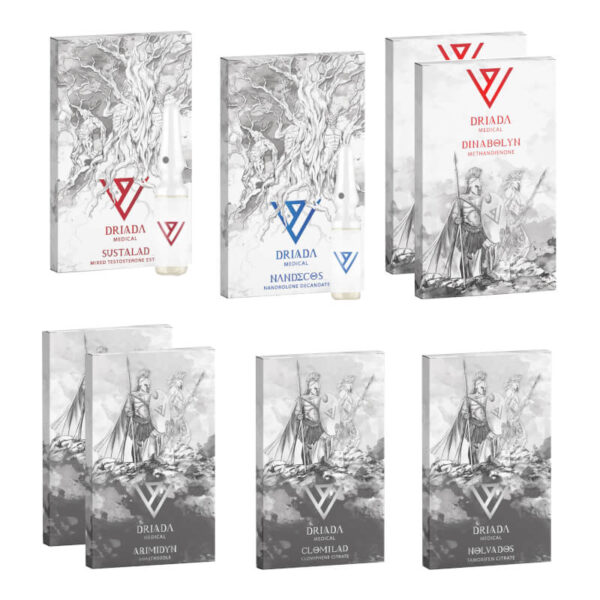 Balíček pro nárůst hmoty DRIADA MEDICAL Sustanon Deca Dianabol 8 týdnů