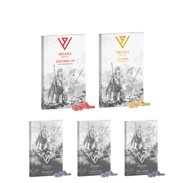 Nárůst svalové hmoty za 4 týdny Dianabol Winstrol Driada Medical