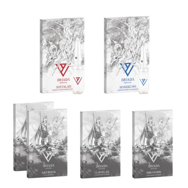 Balíček pro nárůst hmoty LEVEL I INJECT SUSTANON DECA PCT 8 týdnů Driada