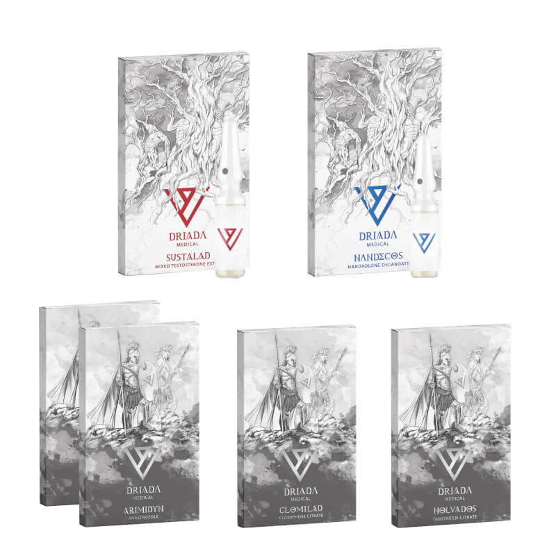 Balíček pro nárůst hmoty LEVEL I INJECT SUSTANON DECA PCT 8 týdnů Driada