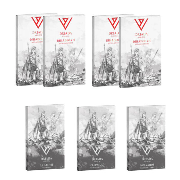 8týdenní balíček pro nárůst svalové hmoty s perorálním Dianabol PCT od Driada Medical