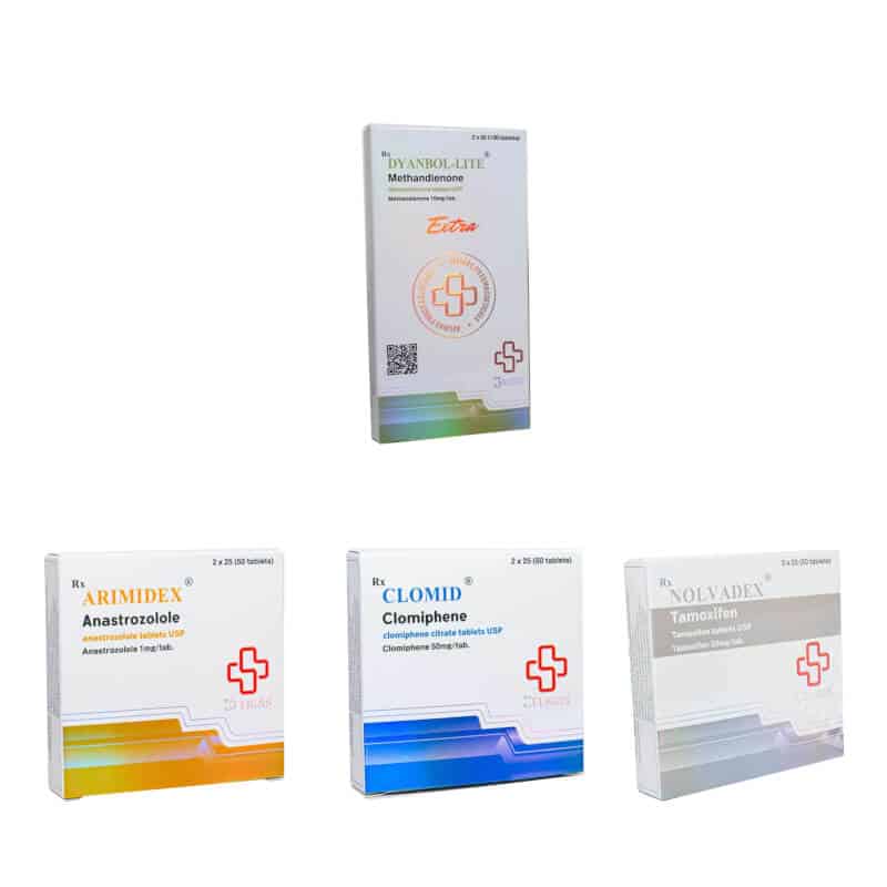 Balíček pro nárůst hmoty (perorální) Dianabol + ochrana + PCT (4 týdny) Beligas Pharmaceuticals International