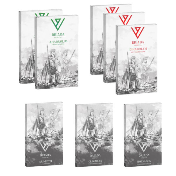 Balíček pro maximální nárůst hmoty Dianabol + Anadrol perorální steroidy (8 týdnů) Driada Medical