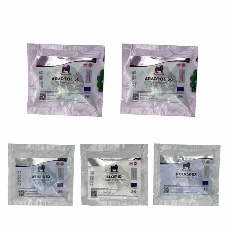 Balíček pro nárůst hmoty: Anadrol Oxymetholon Perorální steroid (4 týdny) - Baboon Pharma