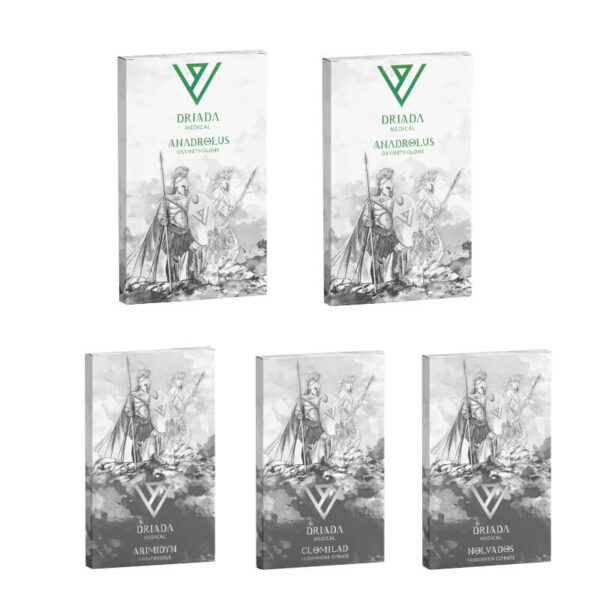 Balíček pro nárůst hmoty: Anadrol Oxymetholon Perorální steroid (4 týdny) Driada Medical