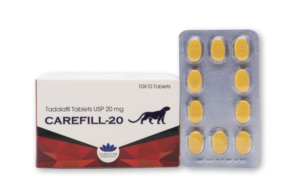 Carefill 20mg Tadalafil 100 tablet Lékárna EU