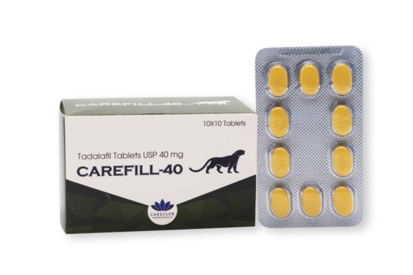 Carefill 40mg Tadalafil 100 tablet Lékárna EU