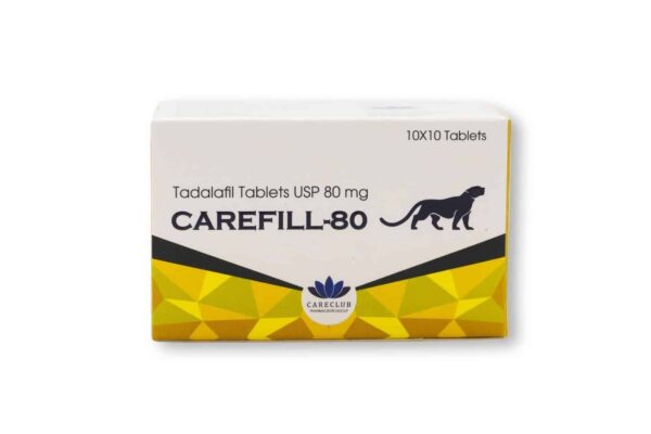 Carefill 80mg Tadalafil 100 tablet Lékárna EU