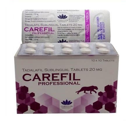 Carefill Professional Tadalafil Professional 100 tablet Lékárna EU