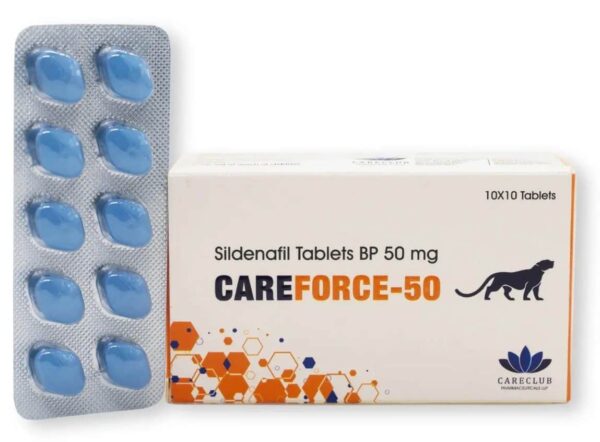 Careforce 50mg Sildenafil BP 100 tablet Lékárna EU
