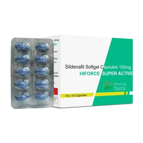 Careforce Super Active Sildenafil Softgel kapsle 100 tablet Lékárna EU