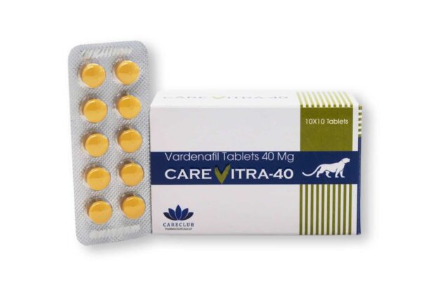 Carevitra 40 mg Vardenafil 100 tablet Pharmacy EU