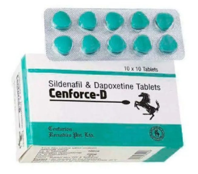 Cenforce D 160 mg Sildenafil+Dapoxetin 100 tablet Lékárna EU
