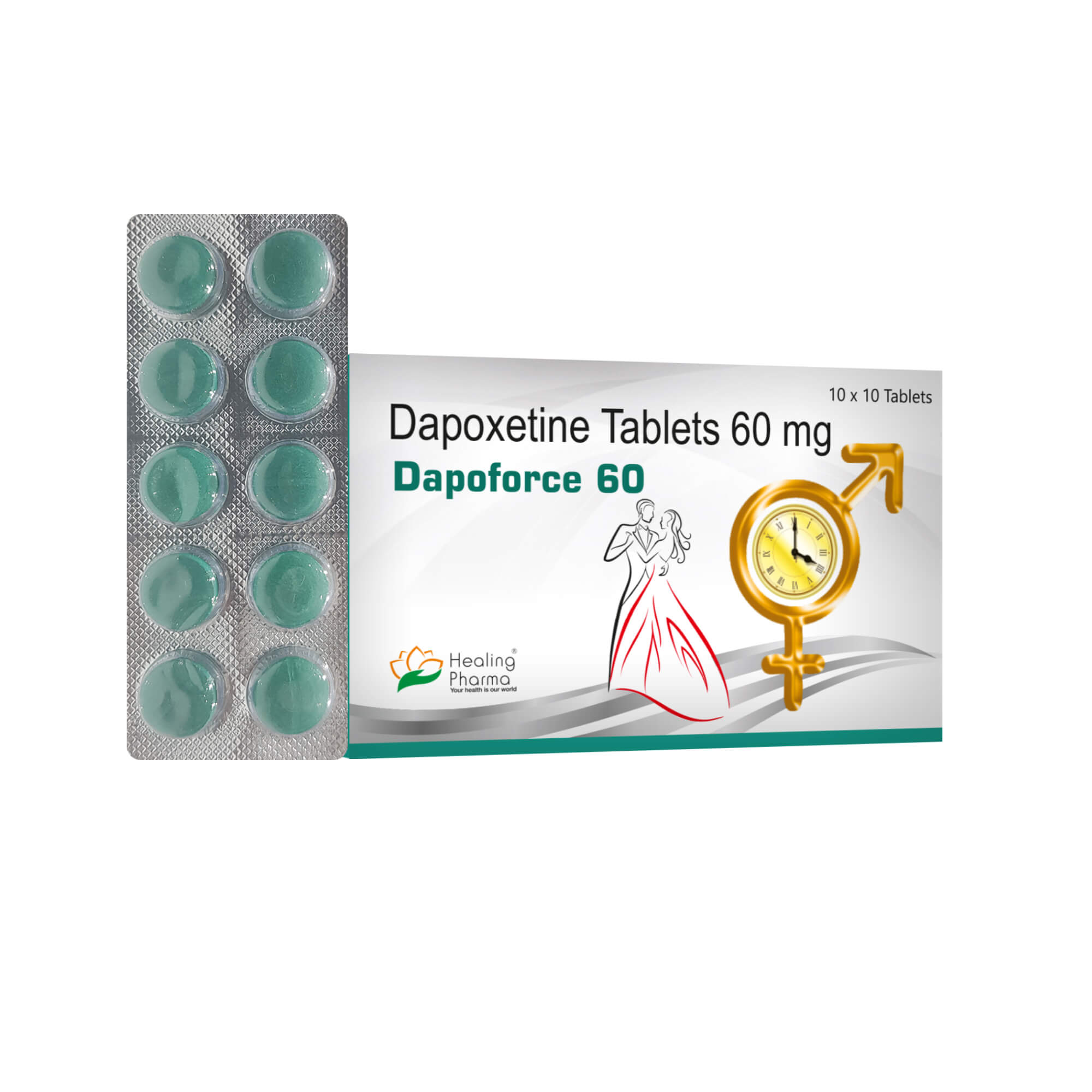 Dapoforce 60mg Dapoxetin 100 tablet Lékárna EU
