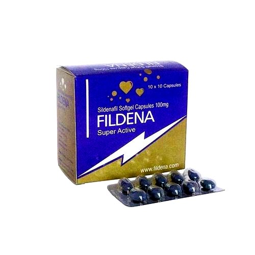 FILDENA Super Active Sildenafil Softgel kapsle 100 tablet Lékárna EU