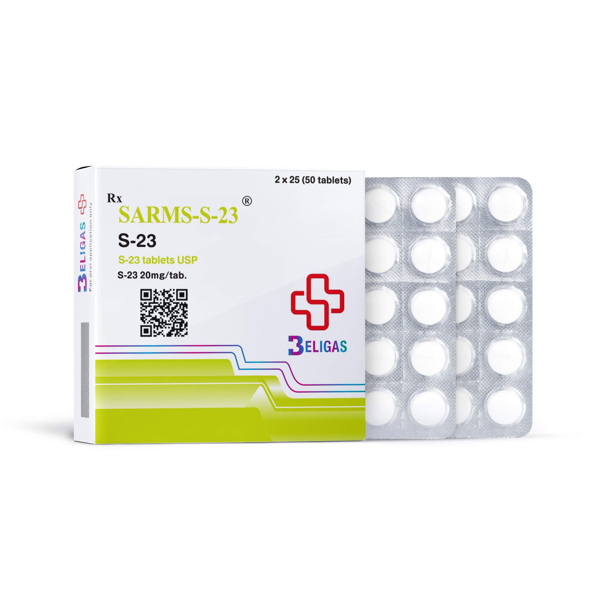 SARMS S 23 20mg bílé
