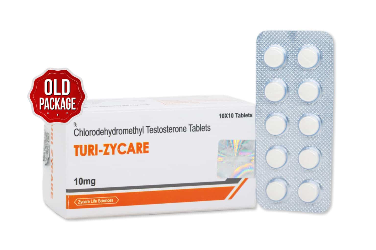 TURI ZYCARE 4 Chlordehydromethyltestosteron 10 mg 10×10 1