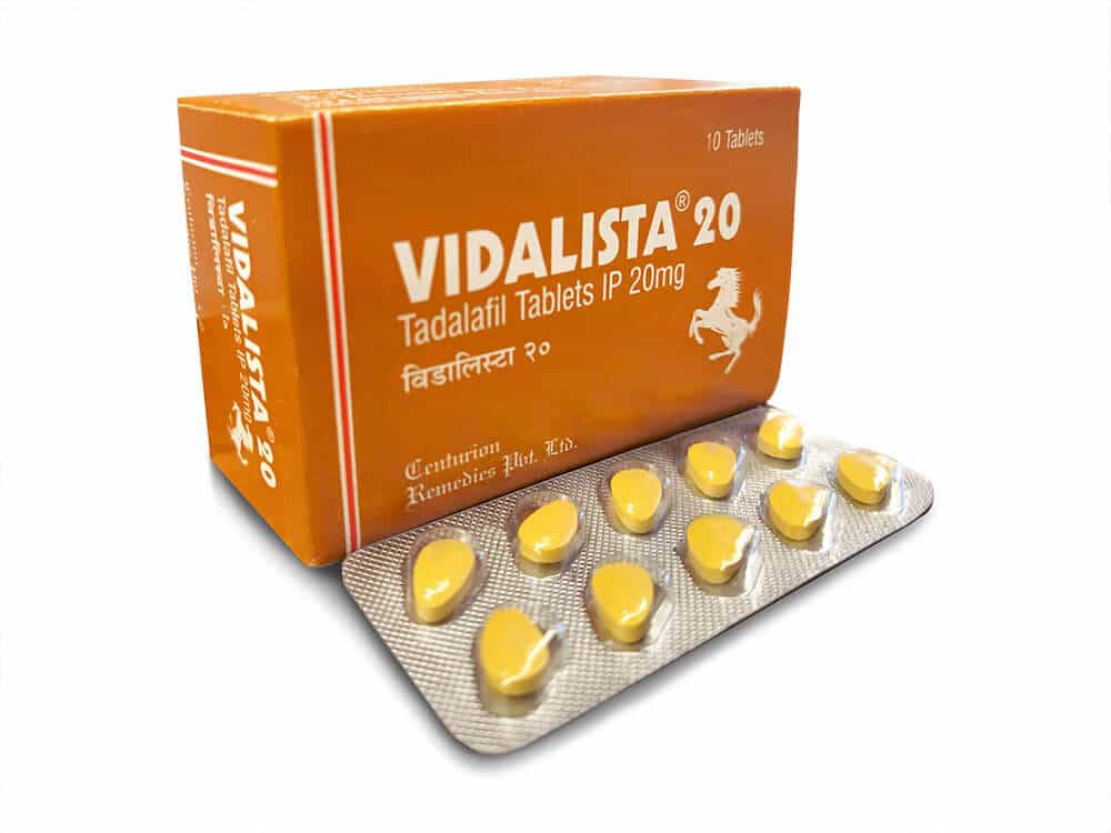 Vidalista 10 Tadalafil 20 mg