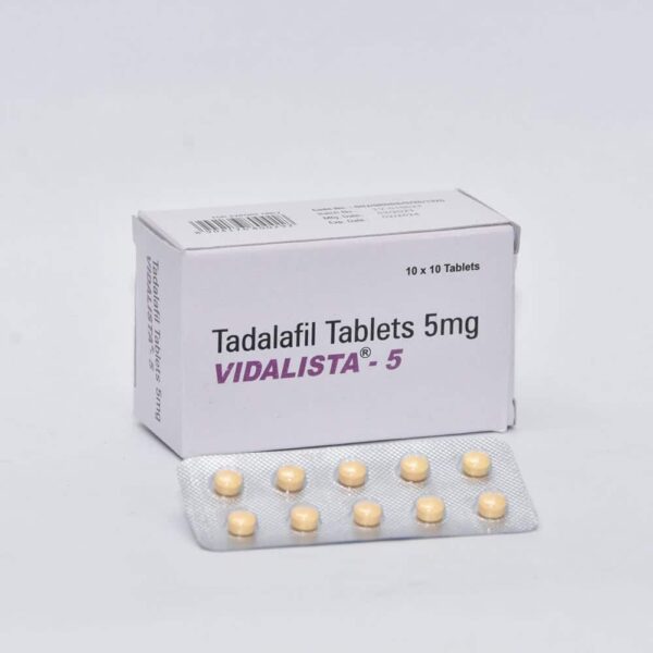 Vidalista 5mg Tadalafil Tab 100 tablet Lékárna EU