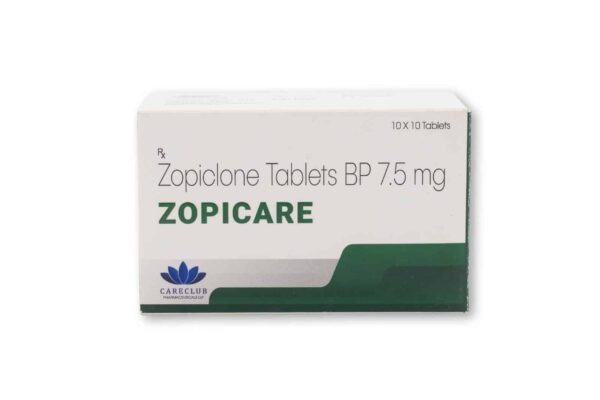 Zopicare 7,5 mg zopiklon 100 tablet Lékárna EU