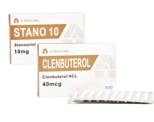 Winstrol + Clenbuterol A Tech Labs úvodní balíček na hubnutí pro ženy (8 týdnů)