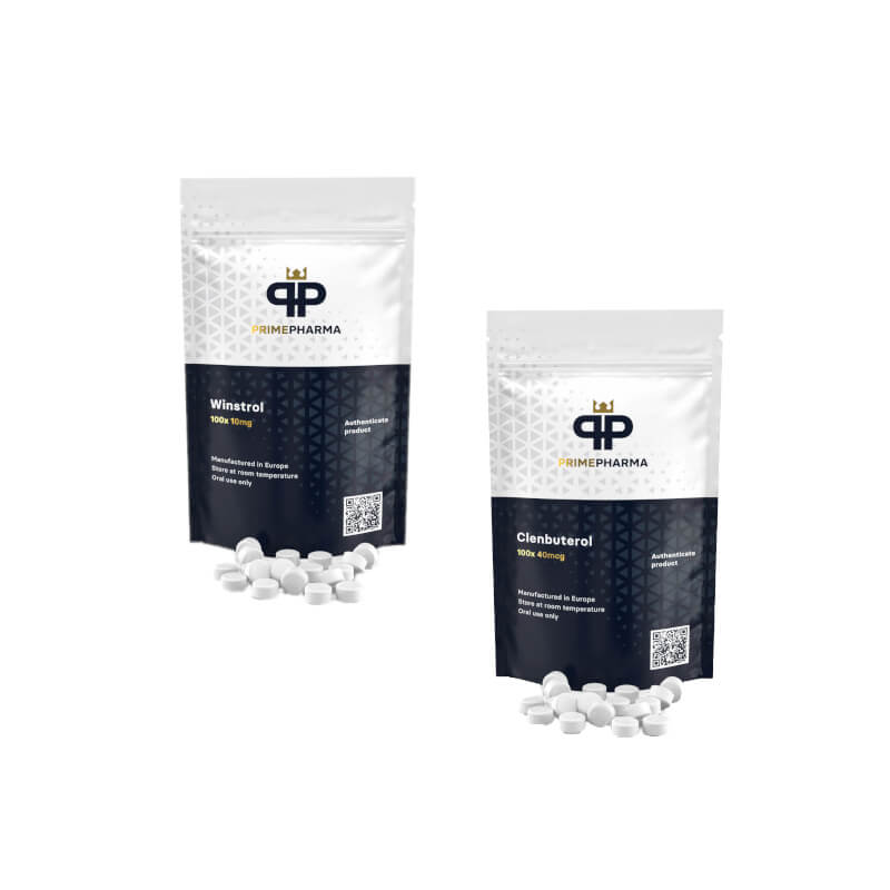 Úvodní balíček Winstrol + Clenbuterol Prime na hubnutí pro ženy (8 týdnů)