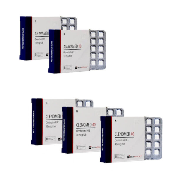 Advanced hubnutí balíček pro ženy Anavar Klenbuterol 8 týdnů Deus