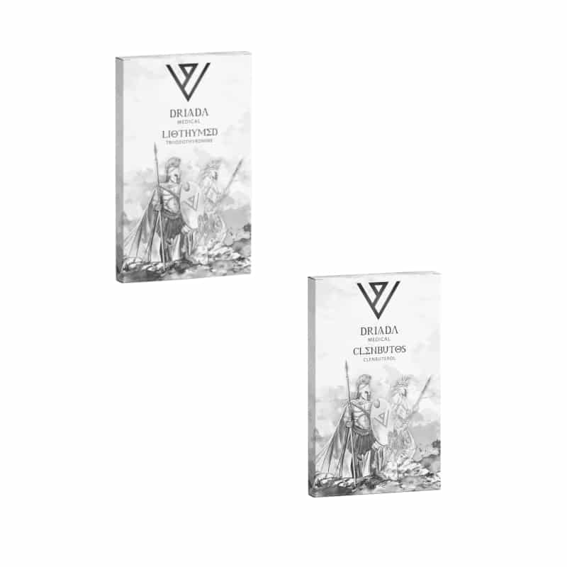 Balíček na hubnutí Driada pro ženy: CLENBUTEROL + T3 (8 týdnů)