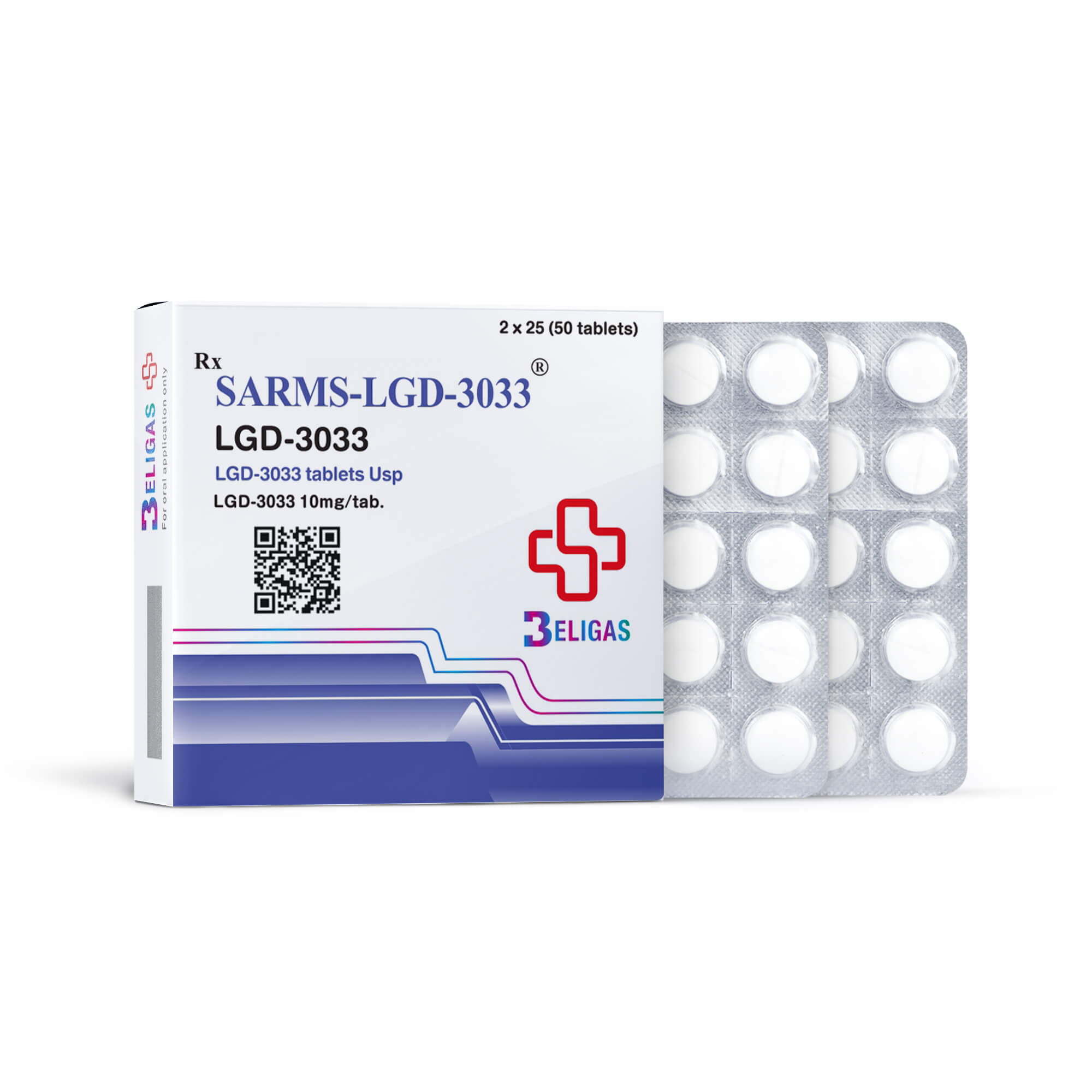 SARMS LGD 3033 10mg bílý