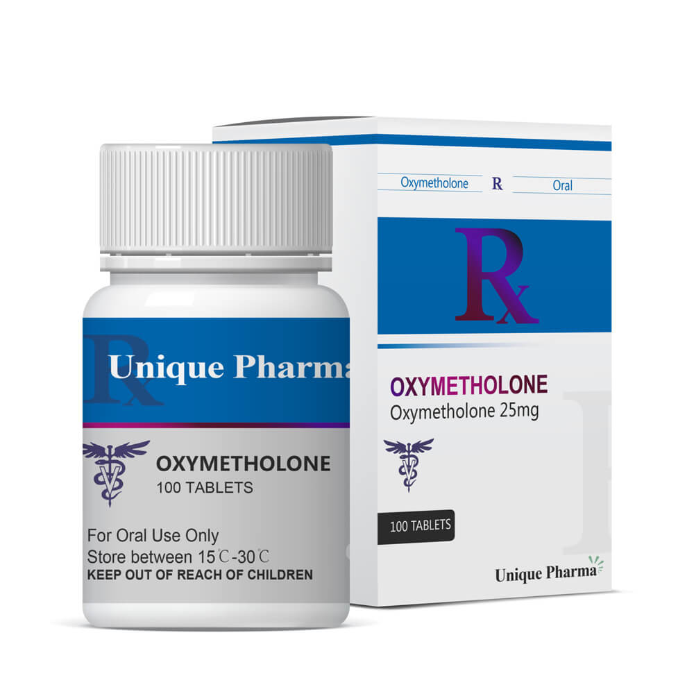 Unikátní farmaceutický oxymetholon 25 mg