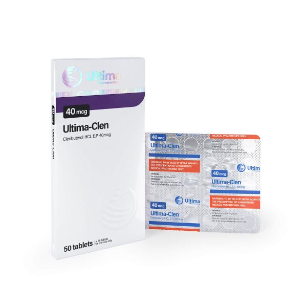 Ultima Clenbuterol 50 tablet x 40 mcg