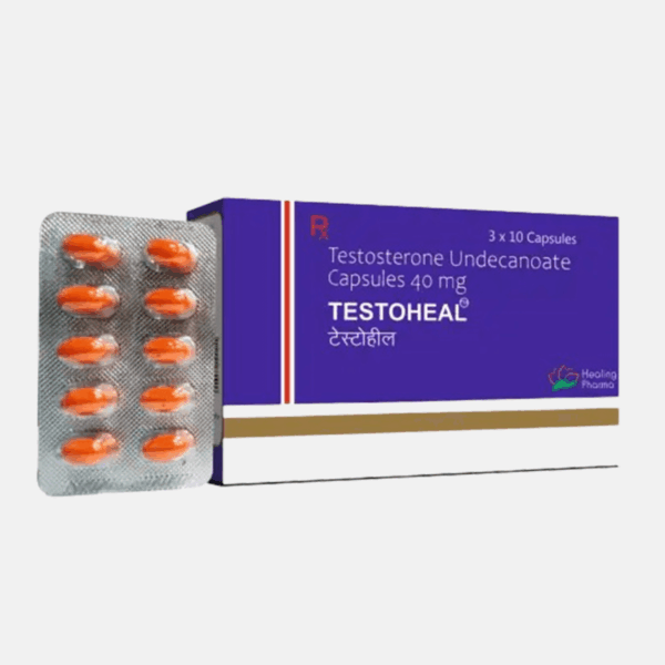 Testoheal 40 mg (Testosteron Undecanoate Capsules) Driada Medical