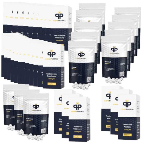 EXTRÉMNÍ BALÍČEK PRO NÁROST LÍBOVÉ HMOTNOSTI Test P Tren A Mast P Anavar Winstrol Oral BONUS 16 týdnů