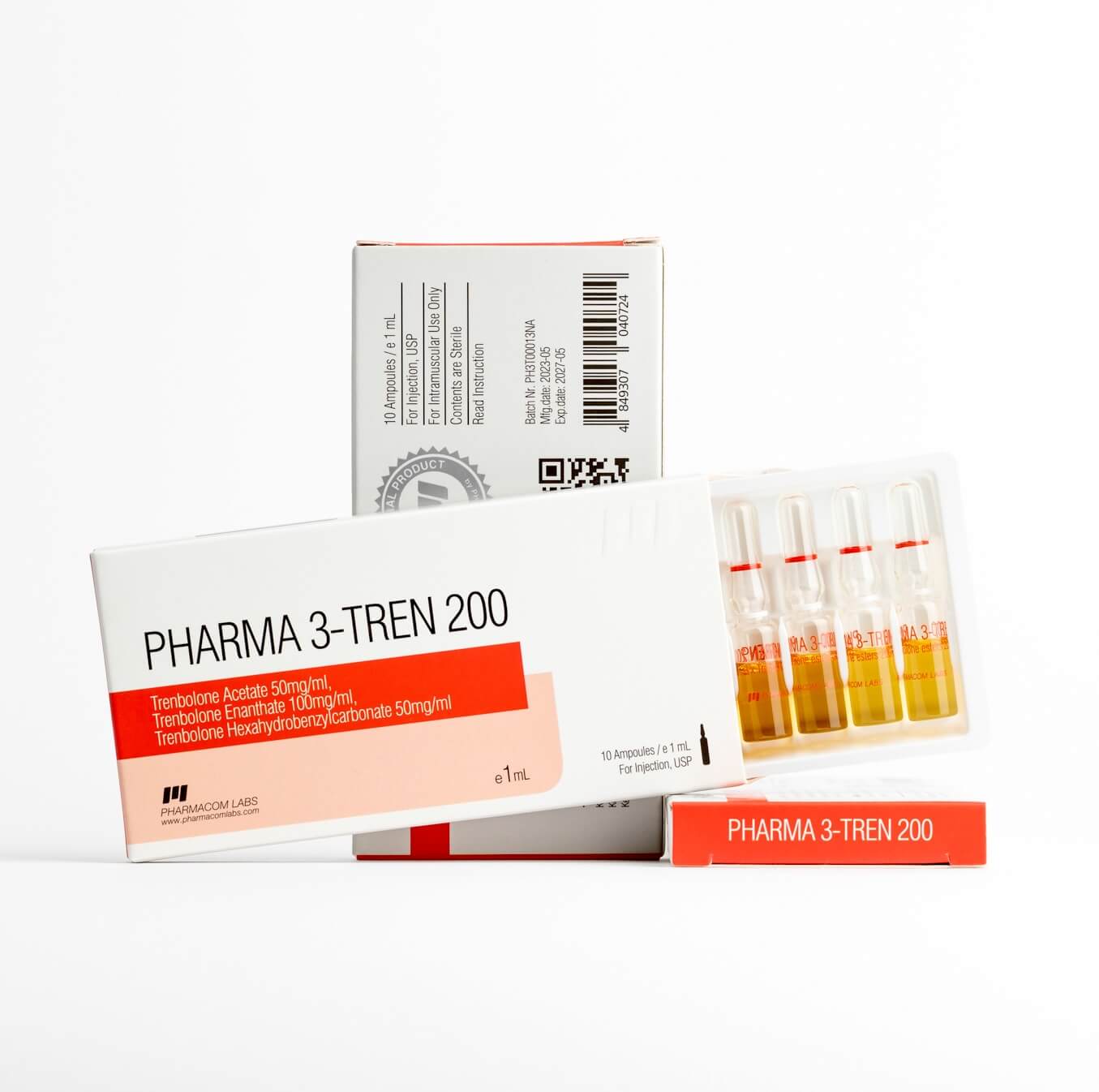 Pharma 3 TREN 200 ampulí (10 x 1 ml x 200 mg) PHARMACOM