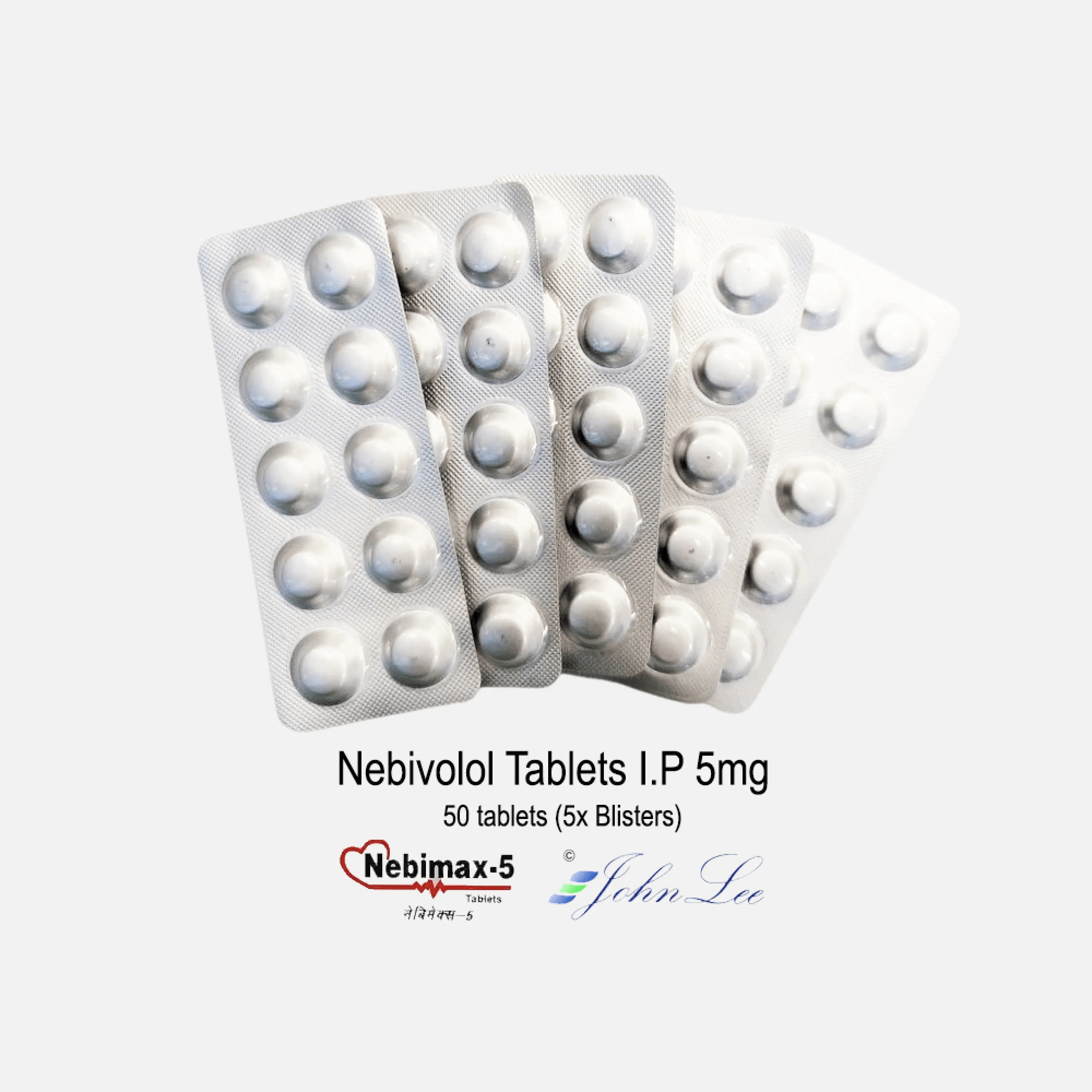Nebivolol 5 mg Nebimax 5 50 tablet 5 blistrů Driada Medical