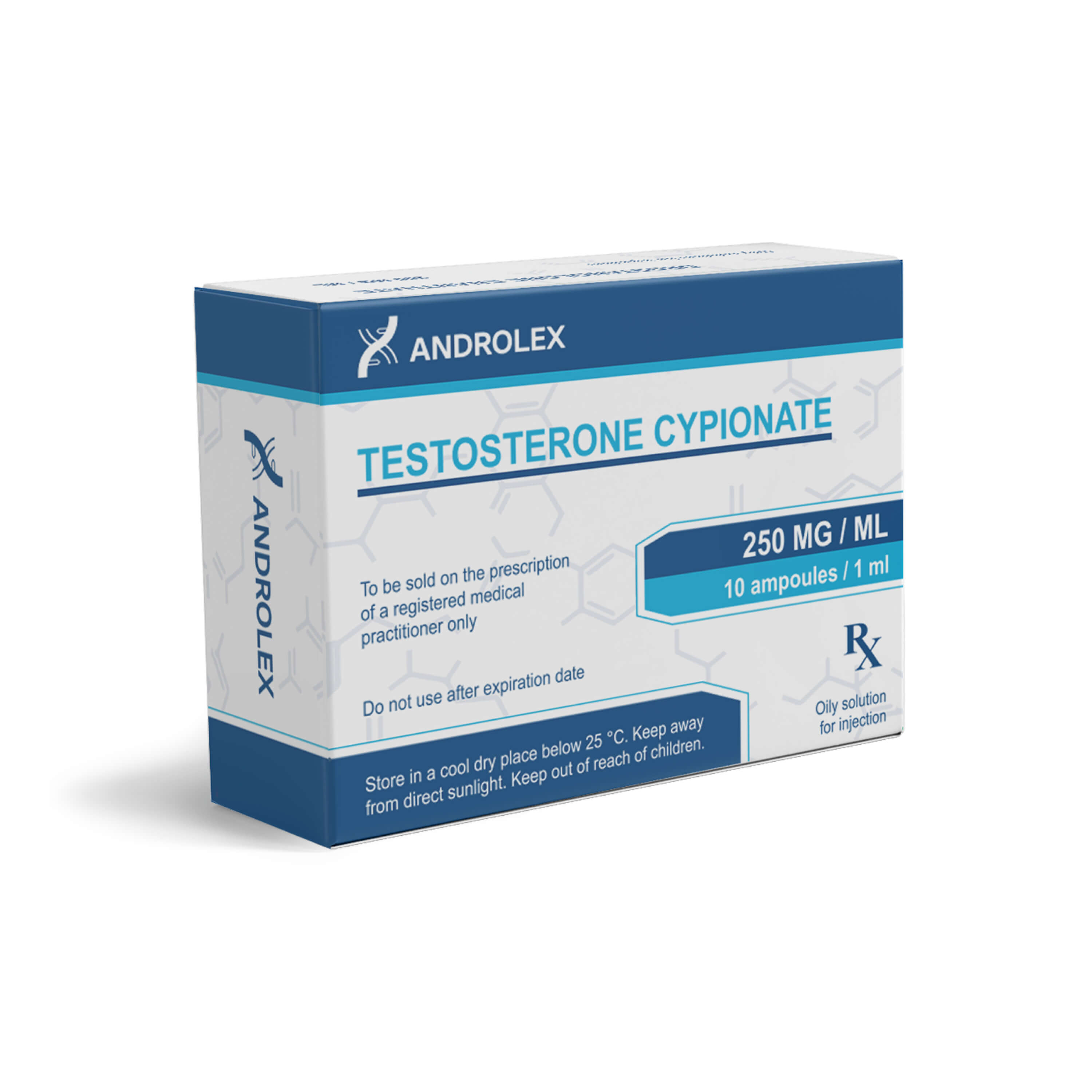 androlex ampule box testosteron cypionát
