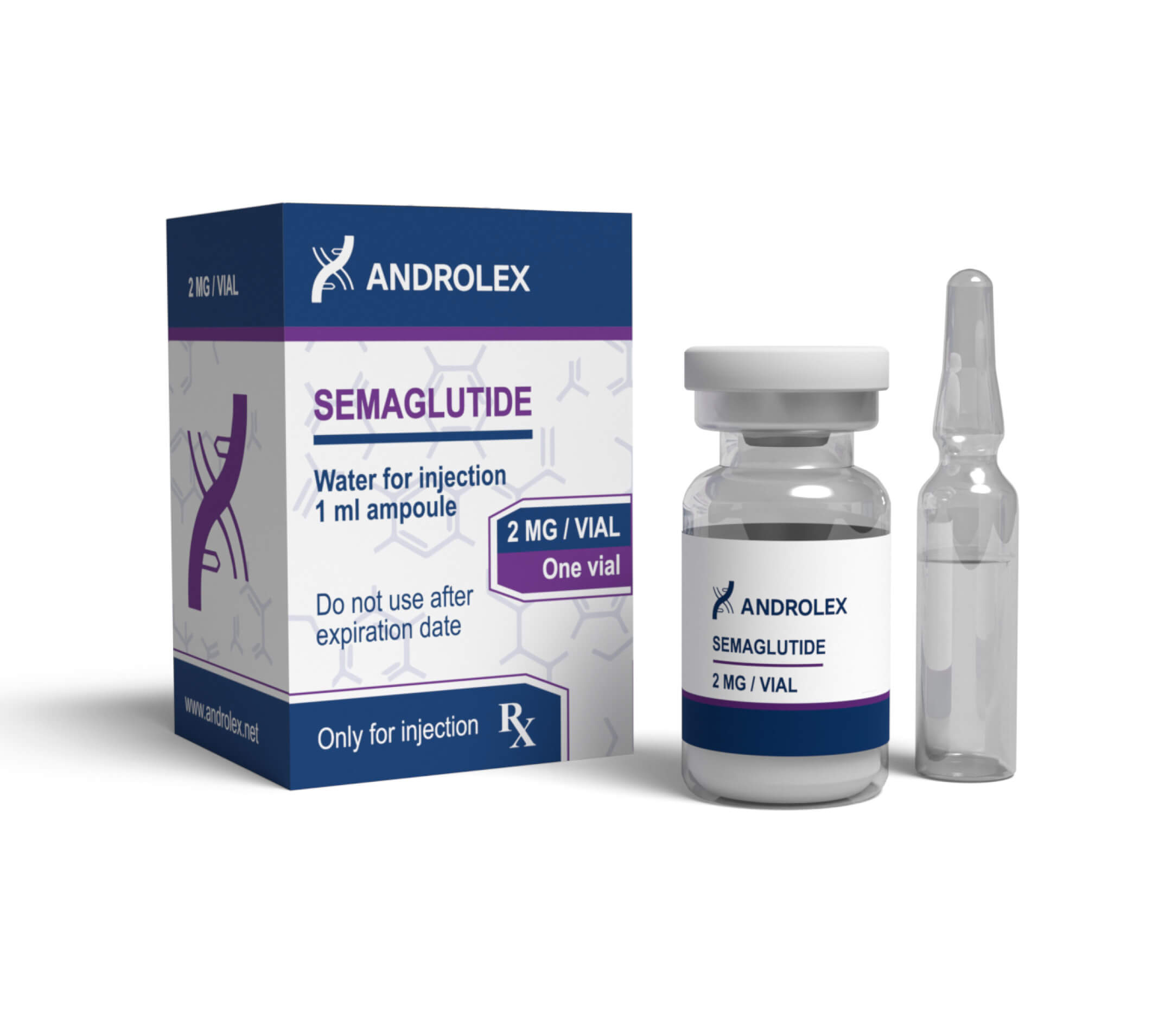 androlex semaglutid 2mg injekční lahvička