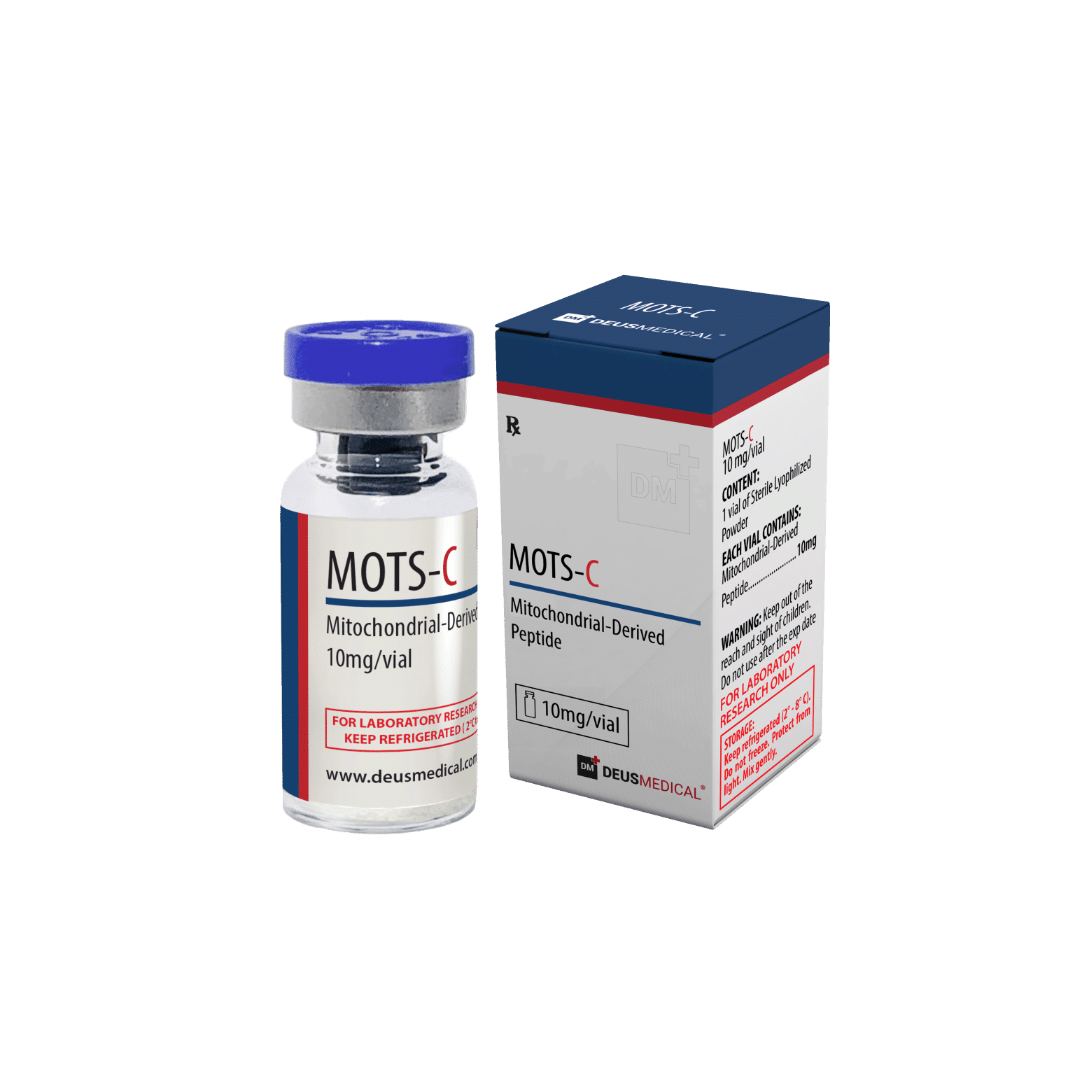 WORDS-C (peptid derivovaný z mitochondrií) - 10 mg/lahvička - DEUS-MEDICAL