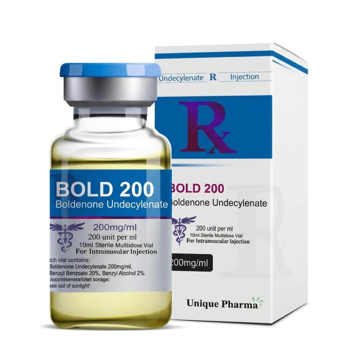 BOLD 200 - Boldenon undecylenát (200 mg/ml 10 ml) - UNIQUE-PHARMA