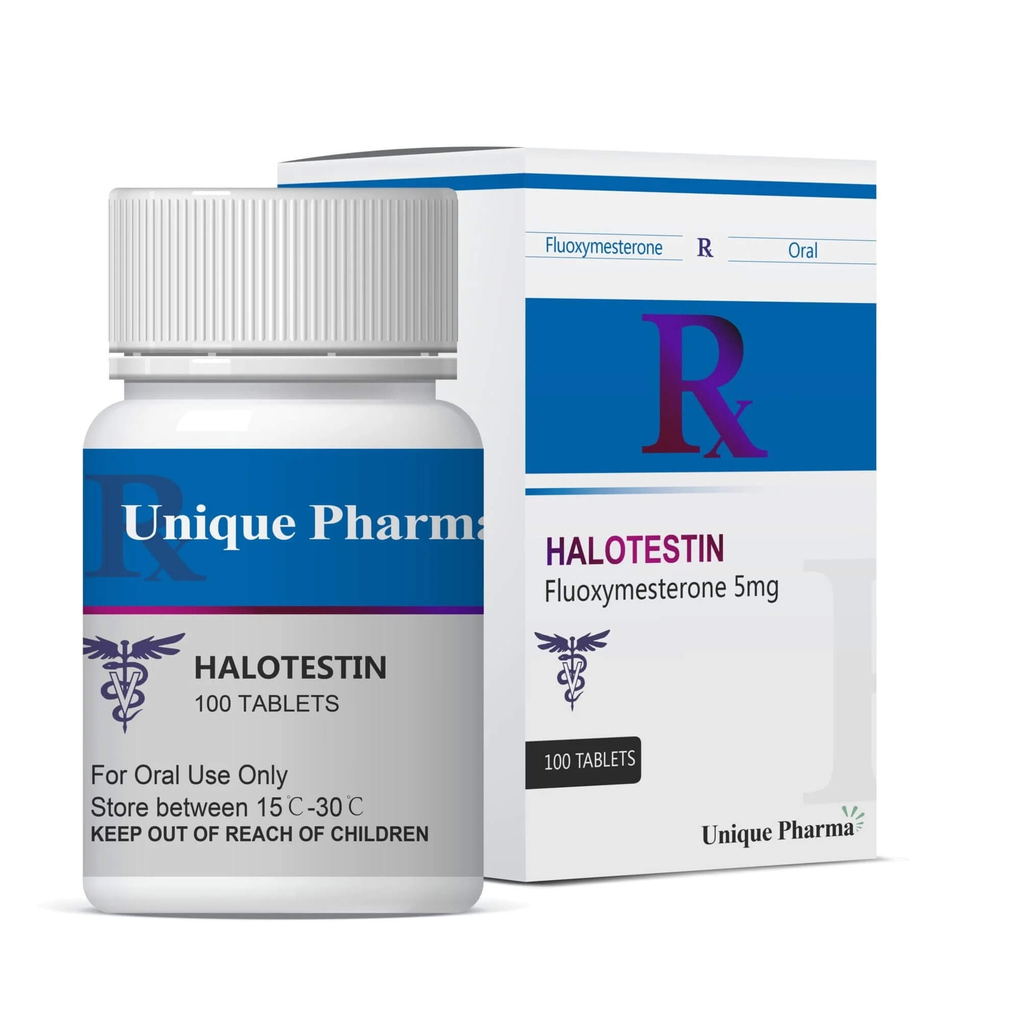Halotestin 5 - Fluoxymesteron (5 mg/tab 100 tablet) - UNIQUE-PHARMA