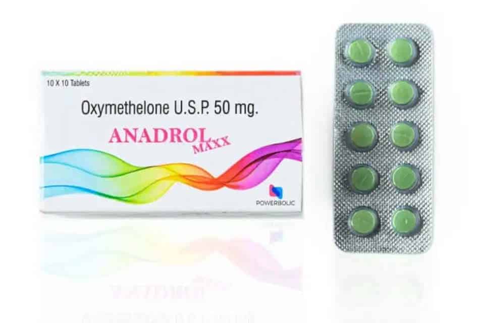 ANADROL MAXX - Oxymetheolon USP 50mg 100 tablet - POWERBOLIC