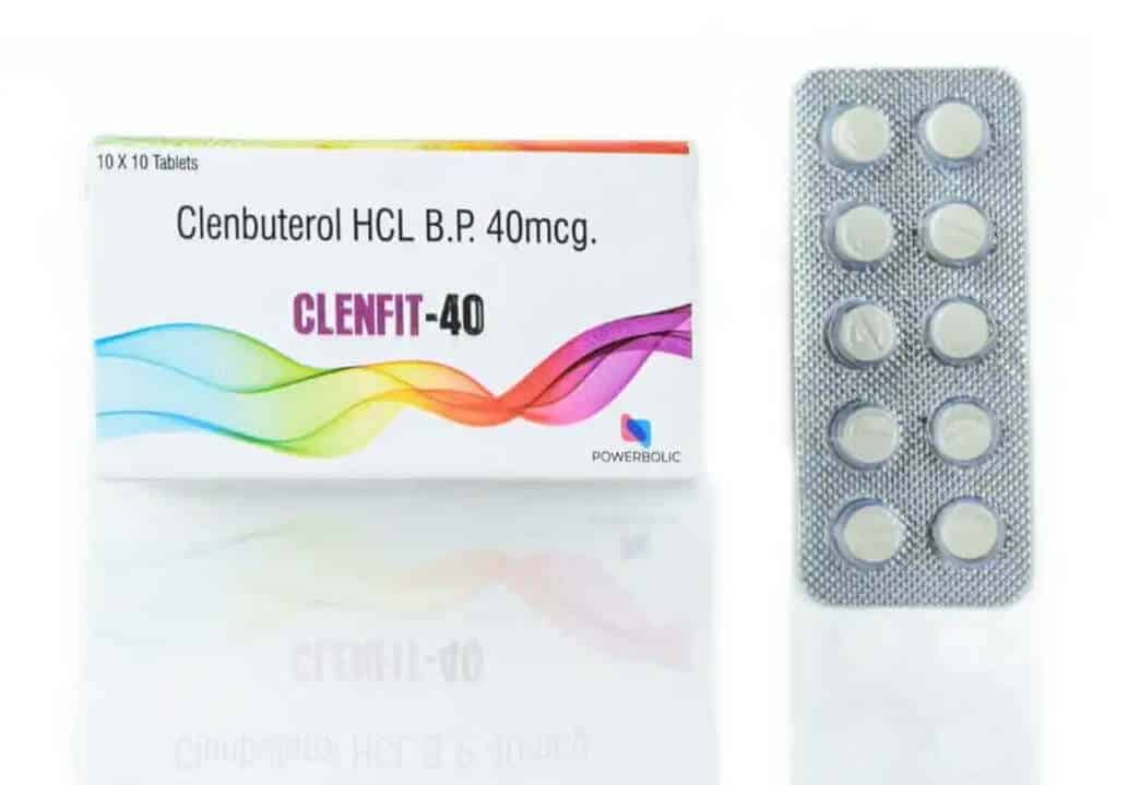 CLENFIT 40 MG - Clenbuterol HCl 40mcg 100 tablet - POWERBOLIC