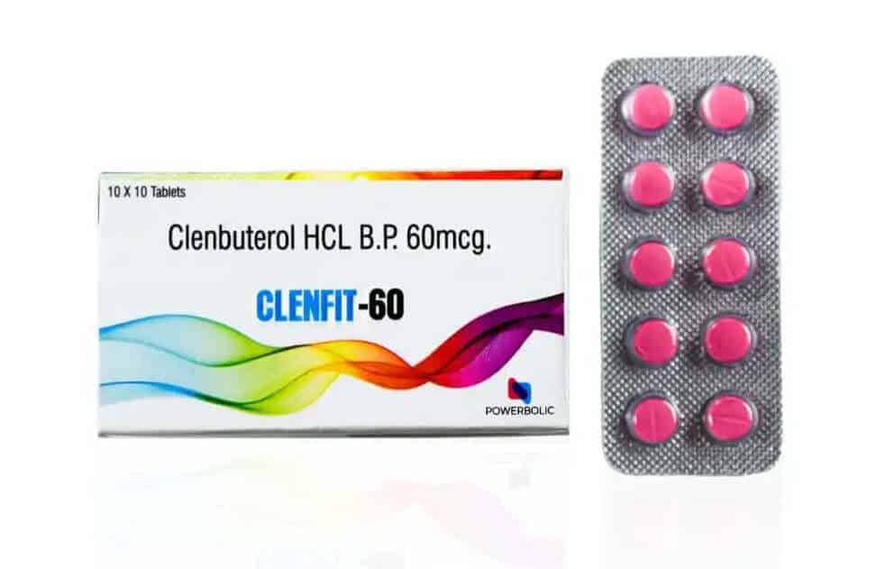 CLENFIT 60 MG - Klenbuterol HCl 60mcg 100 tablet - POWERBOLIC