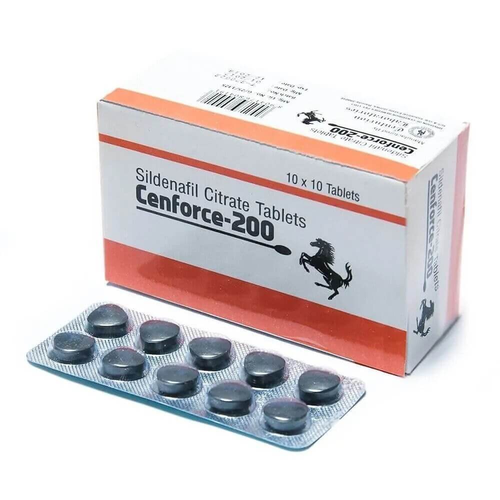 Cenforce 200 MG (Sildenafil citrát 200 mg) (100 tablet) - CENTURION